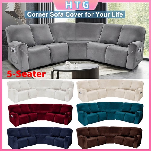 Stretch recliner corner sofa - recliner,