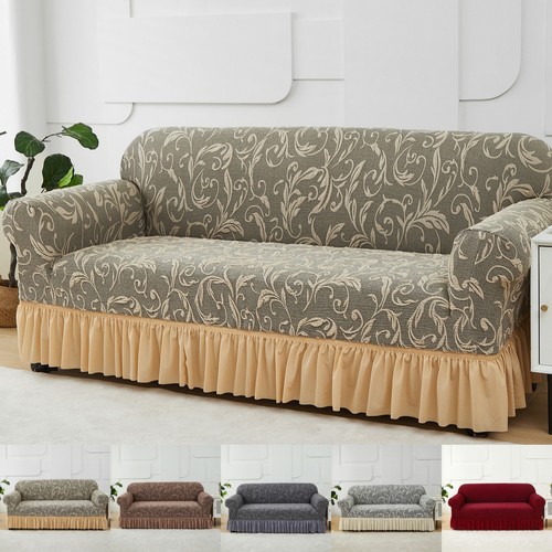 Seater ruffled sofa - seater,