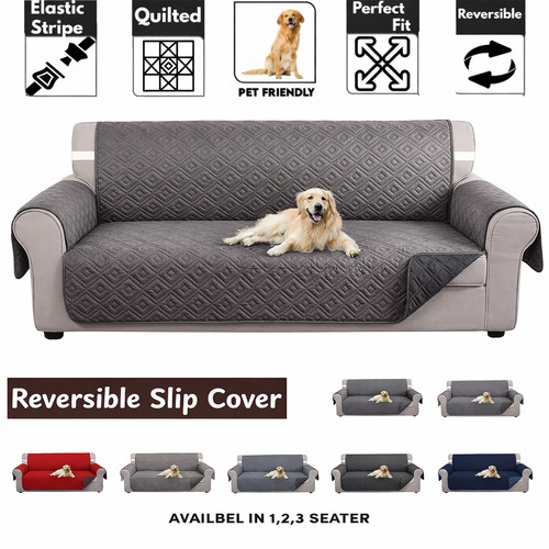 Quilted sofa cover - sofa, covers