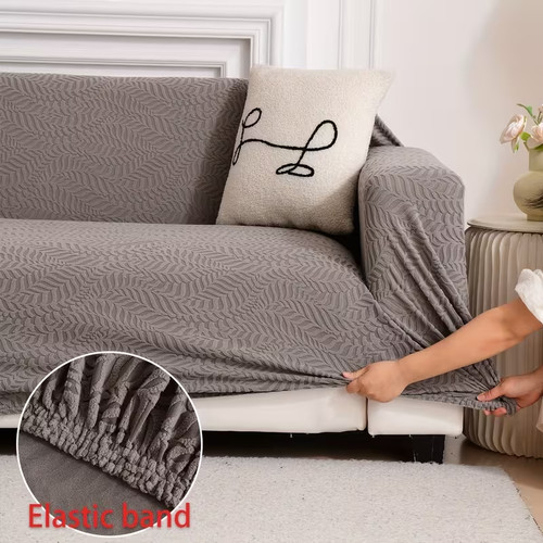 Elastic sofa covers textured - elastic,