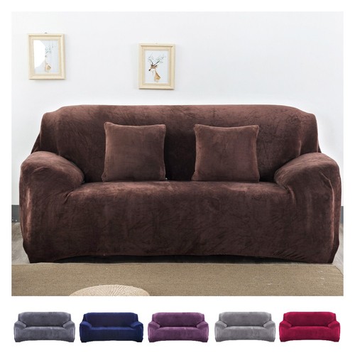 Thick plush couch cover - plush,