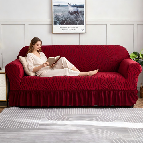 Elastic sofa cover skirt - cover,
