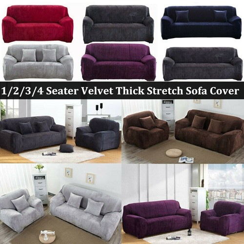 Stretch plush sofa covers - stretch,