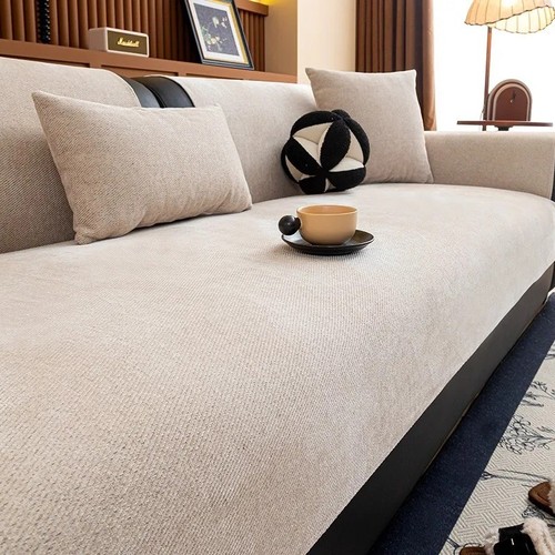 Chenille twill sofa cover - twill,