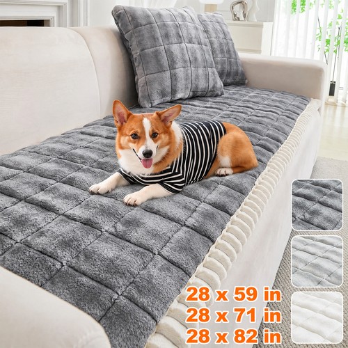 Velvet couch cover - velvet, dogs