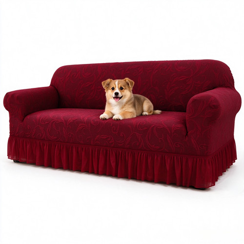Stretch jacquard sofa - sofa, cover